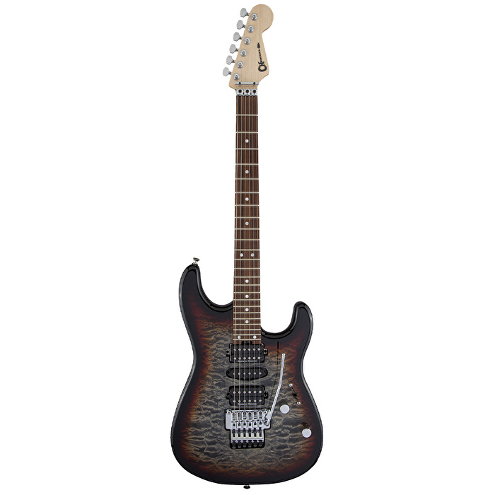 Charvel MJ San Dimas Style 1 HSH Floyd Rose Pau Ferro Klavye Midnight Glow Elektro Gitar